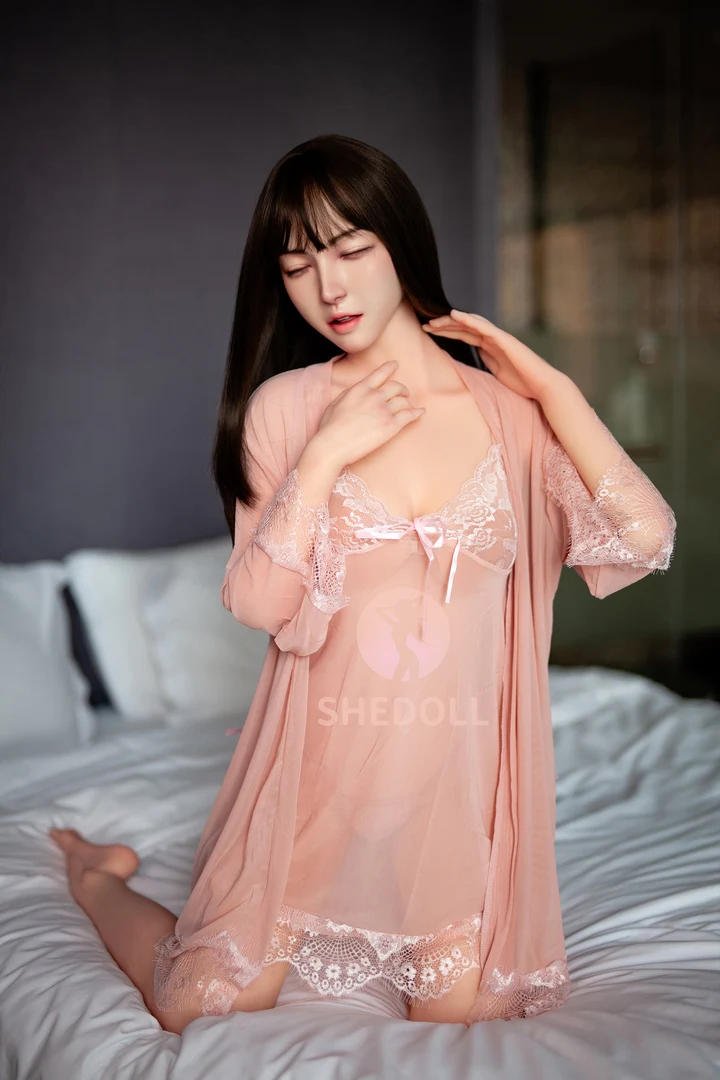 158cm she doll sex dollpro yeux fermés poupée 1