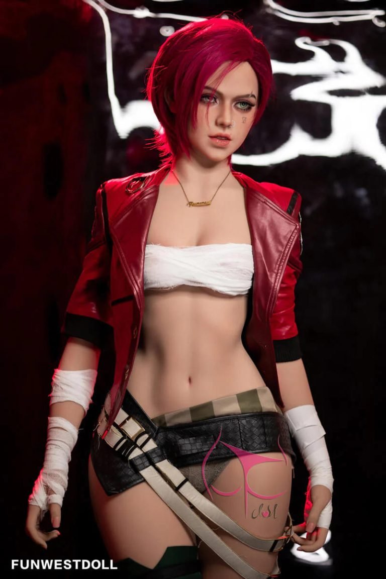 157cm red hair c cup sexpuppenpro doll 4
