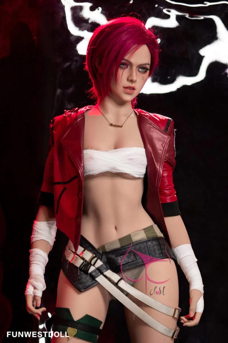 157cm red hair c cup sexpuppenpro doll 5