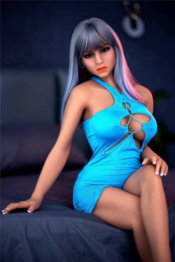 158cm tpe sex doll grande bambola del sesso pro blu 1