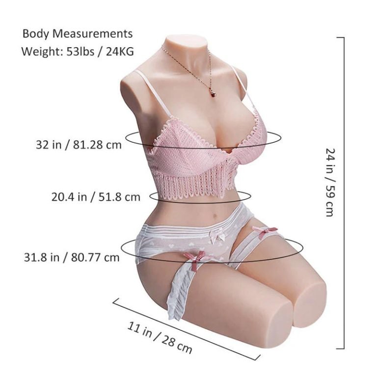 tantaly echte große titten torso sexpuppe 53lb 14
